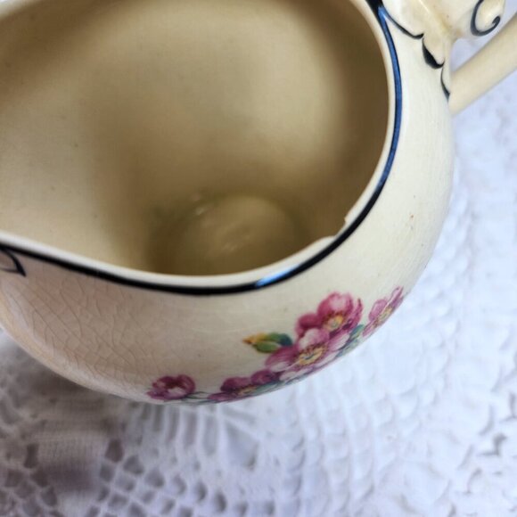 Myott Cream and Sugar Set Floral Bone China Staffordshire England - Picture 8 of 11